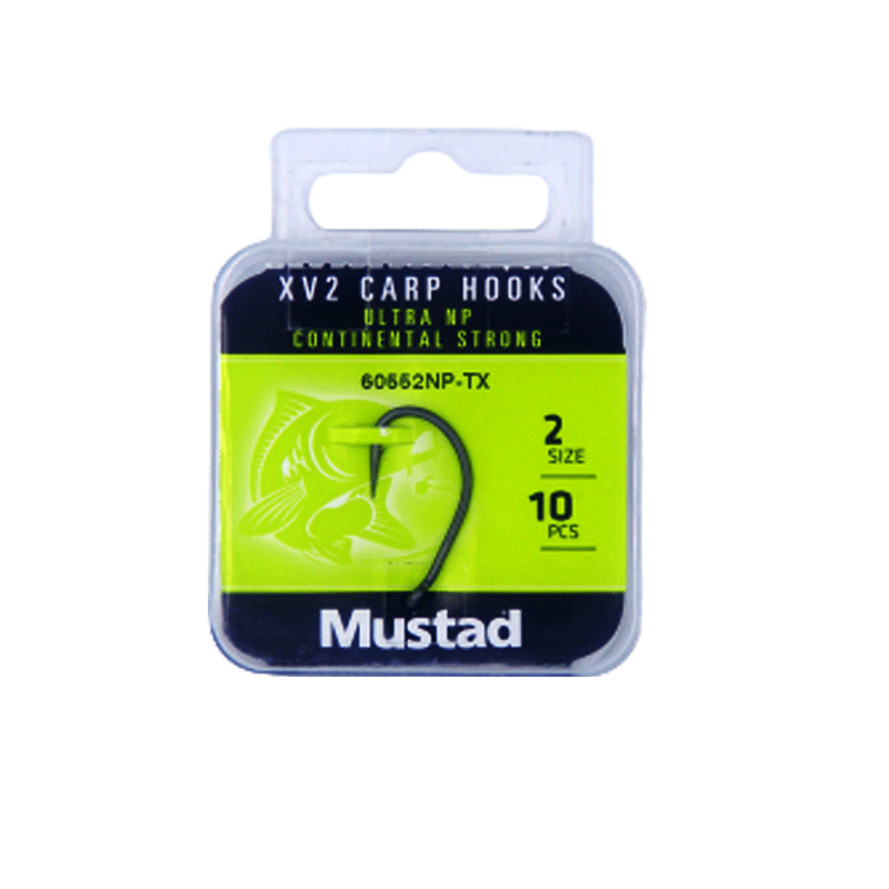 Mustad Carp Curved Shank Shank Hooks