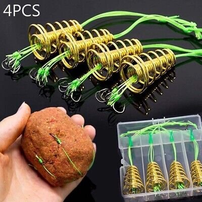 Carp Fishing Feeders Bait Fishing Hooks with Fishing Spring Carp Feeder