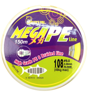ANGLER’S PAL MEGA PE 8X BRAIDED LINE 150 MTR