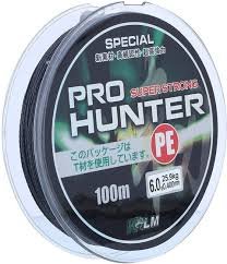 PRO HUNTER Braided Fishing Line  (Grey)